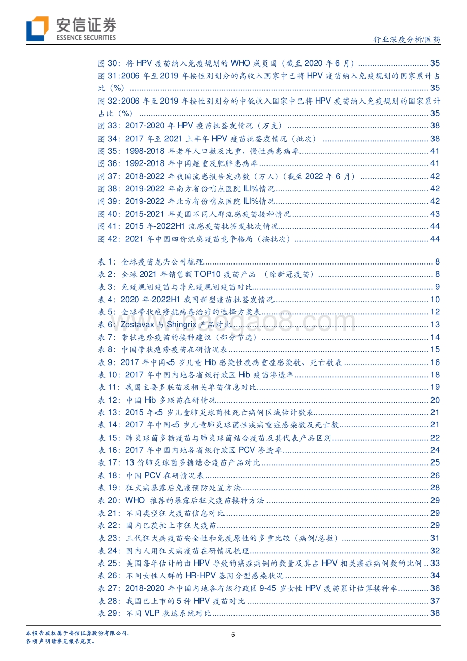 深度报告-20220825-安信证券-医药行业深度分析_非免疫规划疫苗异彩纷呈_重磅品种续写行业黄金发展篇章_50页_2mb.pdf_第5页