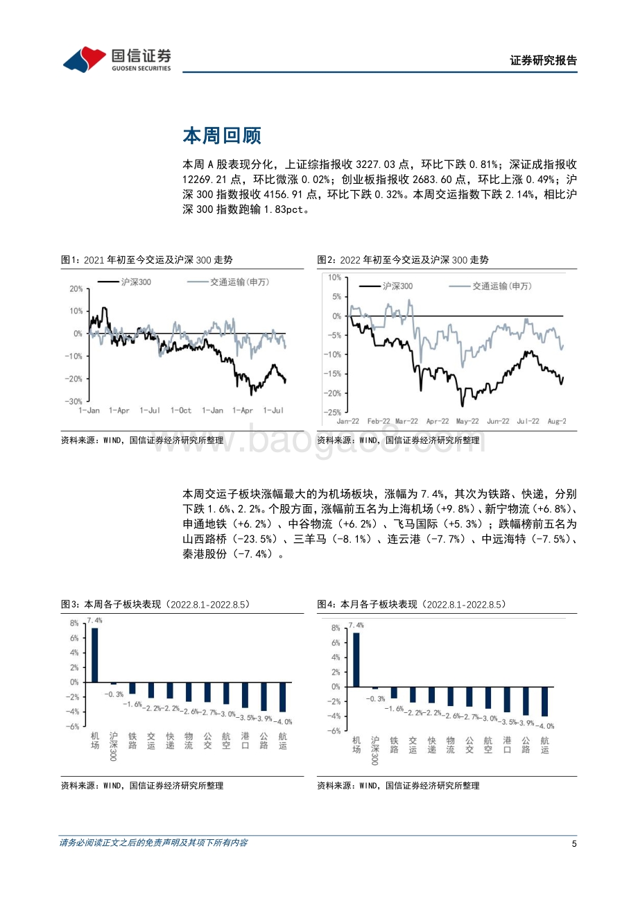 20220808-国信证券-交运中小盘行业周报_国际线熔断政策将优化调整_持续关注PET铜箔进展_27页_881kb.pdf_第5页