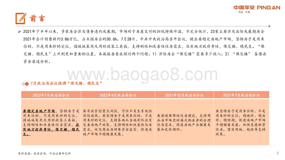 20220801-平安证券-地产杂谈系列之三十七_保交楼_资金量及来源探讨_16页_1mb.pdf_第3页