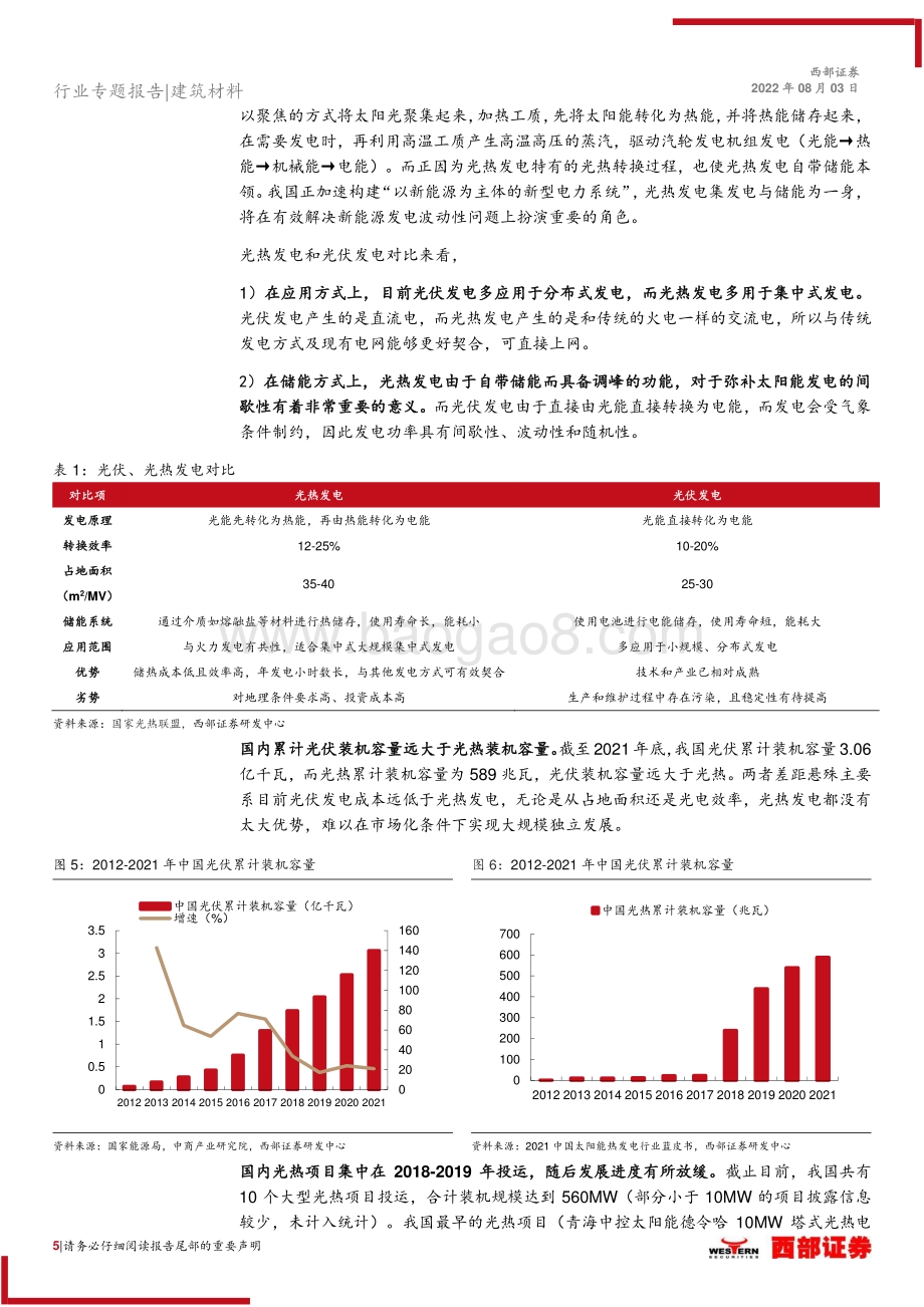 20220803-西部证券-光热发电行业专题报告_光_彩夺目_炙手可_热__20页_1mb.pdf_第5页
