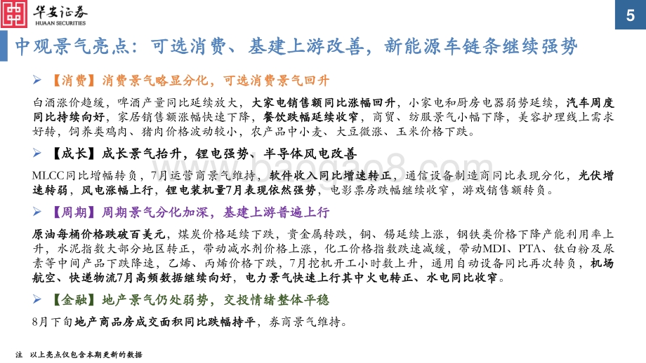 20220830-华安证券-中观景气纵览第20期_可选消费_基建上游改善_新能源车链条继续强势_60页_1mb.pdf_第5页