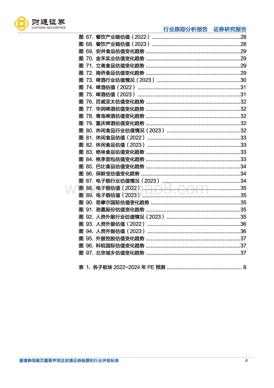 20220808-财通证券-社会服务行业跟踪分析报告_商社板块估值周报_38页_2mb.pdf_第4页