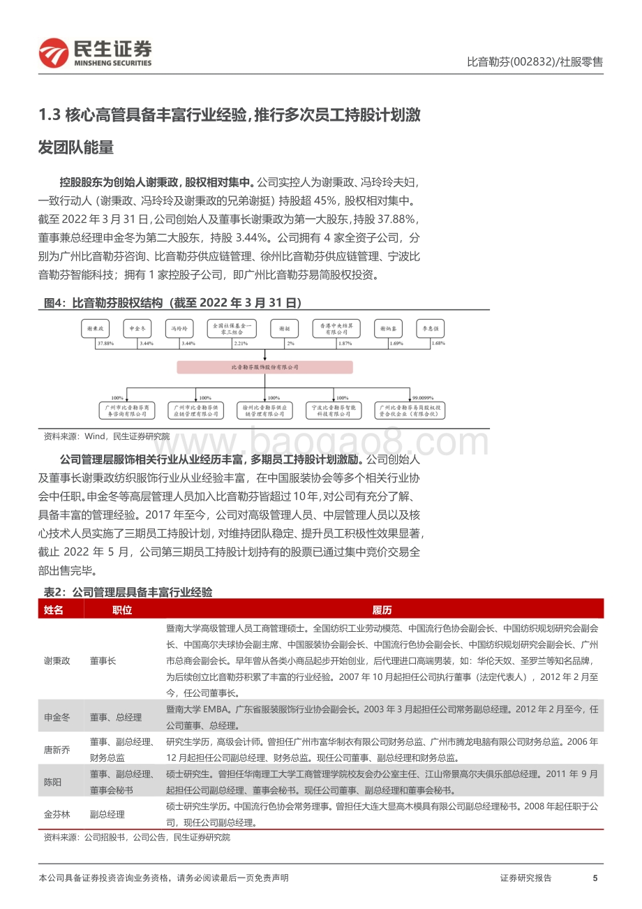 深度报告-20220802-民生证券-比音勒芬-002832.SZ-首次覆盖报告_品牌与圈层的精准匹配_客群与调性的全面契合_52页_5mb.pdf_第5页