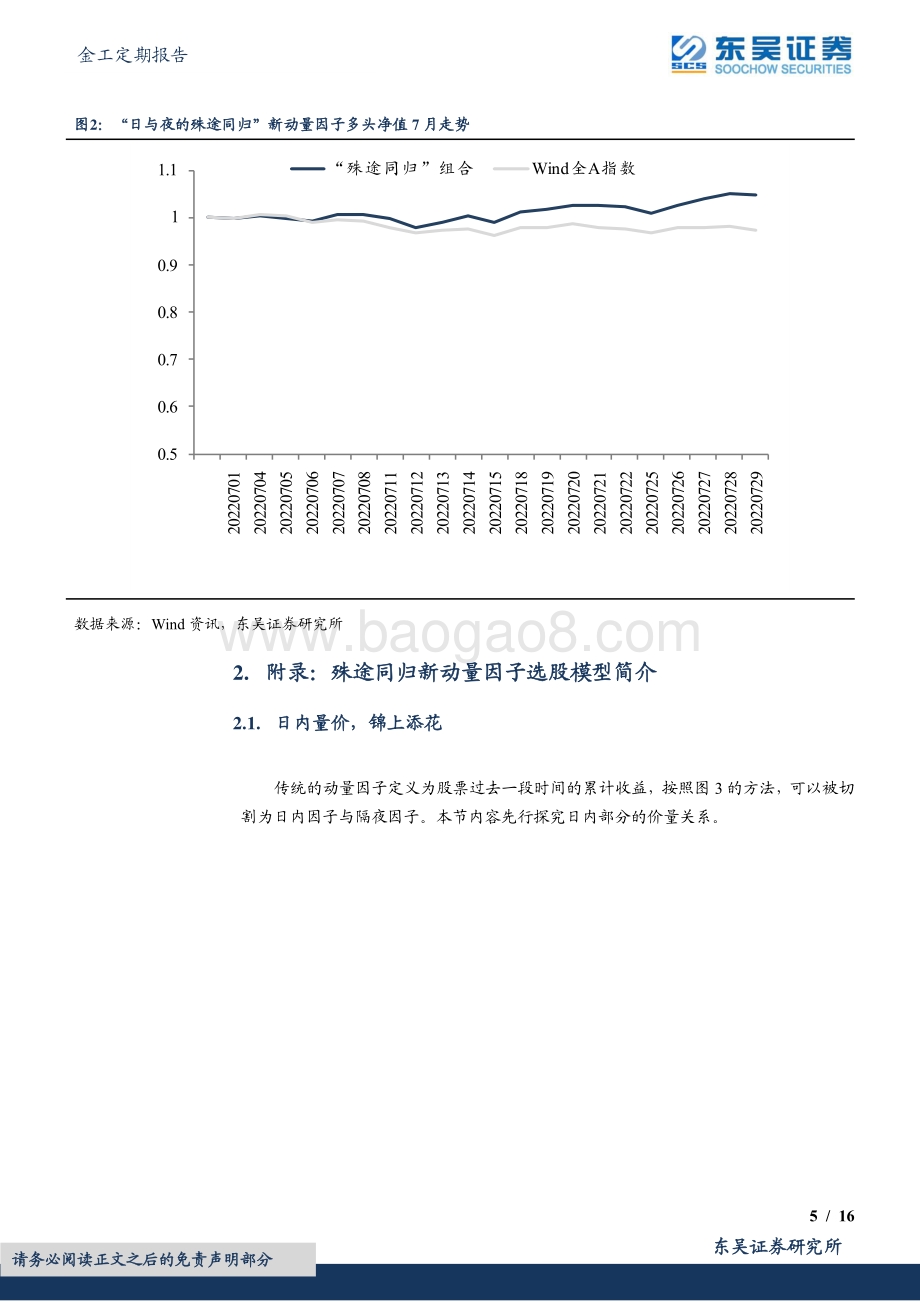 20220802-东吴证券-金工定期报告_日与夜的殊途同归_新动量因子绩效月报_16页_1mb.pdf_第5页