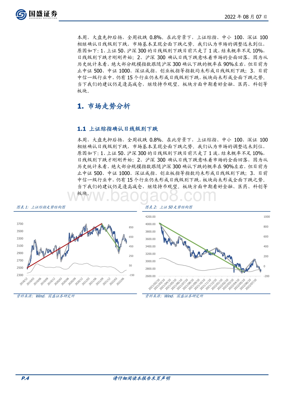 20220807-国盛证券-量化周报_上证综指确认日线级别下跌_25页.pdf_第4页
