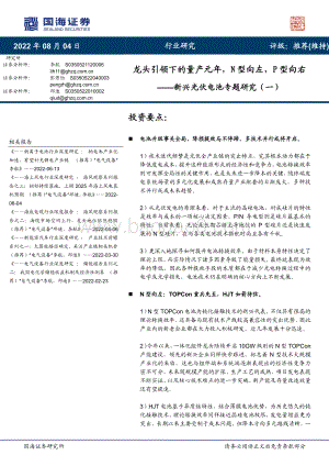 20220804-国海证券-新兴光伏电池专题研究（一）_龙头引领下的量产元年_N型向左_P型向右_53页_4mb.pdf