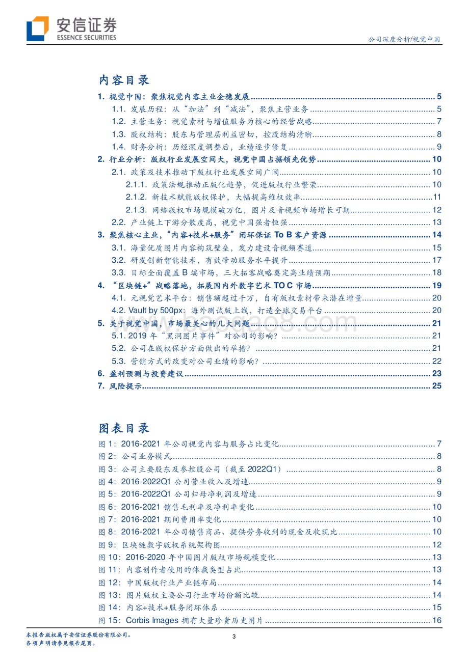 深度报告-20220811-安信证券-视觉中国-000681.SZ-关注公司B端业绩修复及C端数字藏品的潜在增量_28页_1mb.pdf_第3页
