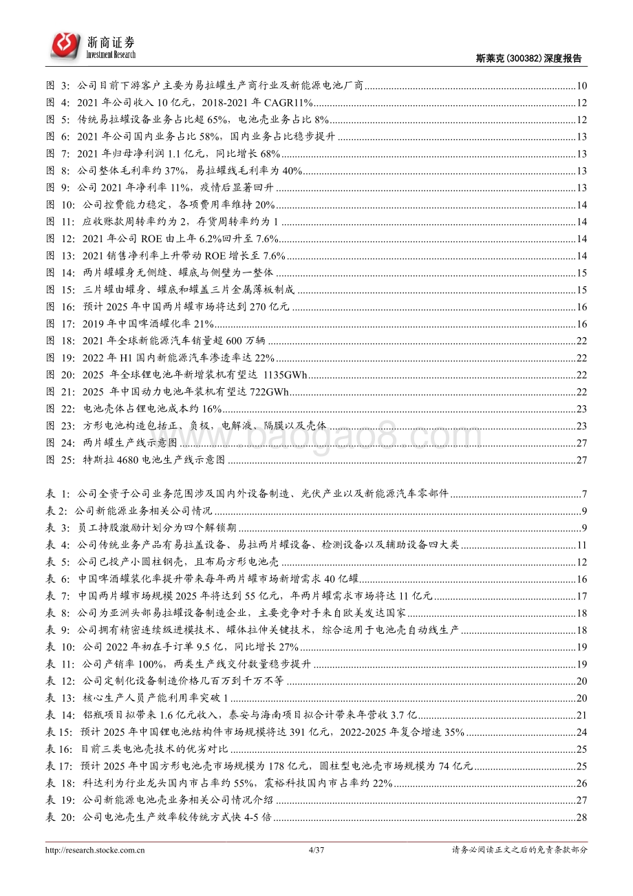 深度报告-20220803-浙商证券-斯莱克-300382.SZ-斯莱克首次覆盖报告_转型新能源电池壳_开启第二增长曲线_37页_4mb.pdf_第4页