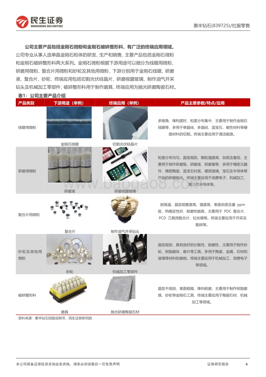 深度报告-20220804-民生证券-深度报告_国内金刚石微粉单项冠军_培育钻石或贡献增长新动能_35页_2mb.pdf_第4页