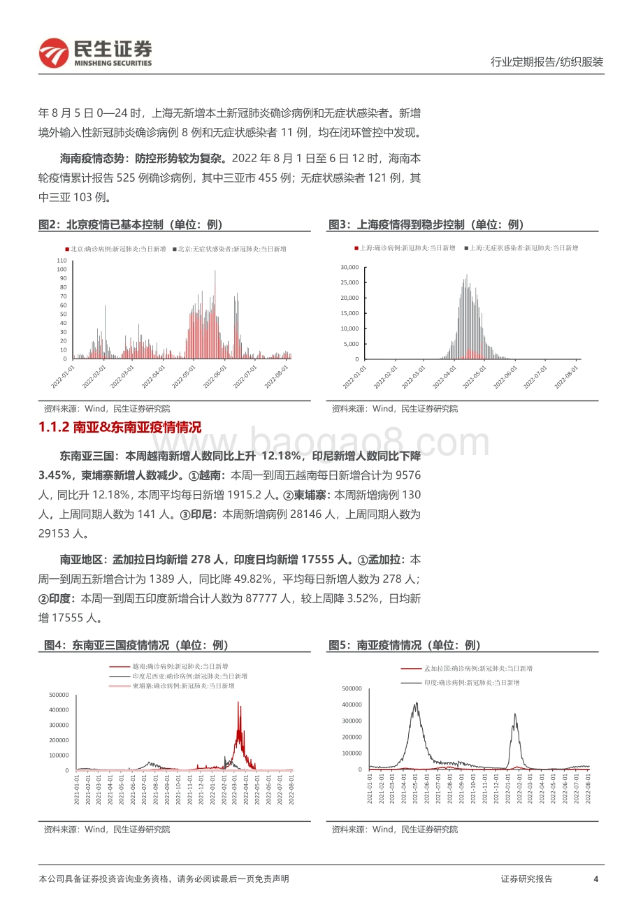 20220807-民生证券-纺服周观点_上海多举措促消费稳市场_三亚本轮疫情防控形势严峻_27页_2mb.pdf_第4页