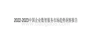 2022-2023中国企业数智服务市场趋势洞察报告.pdf