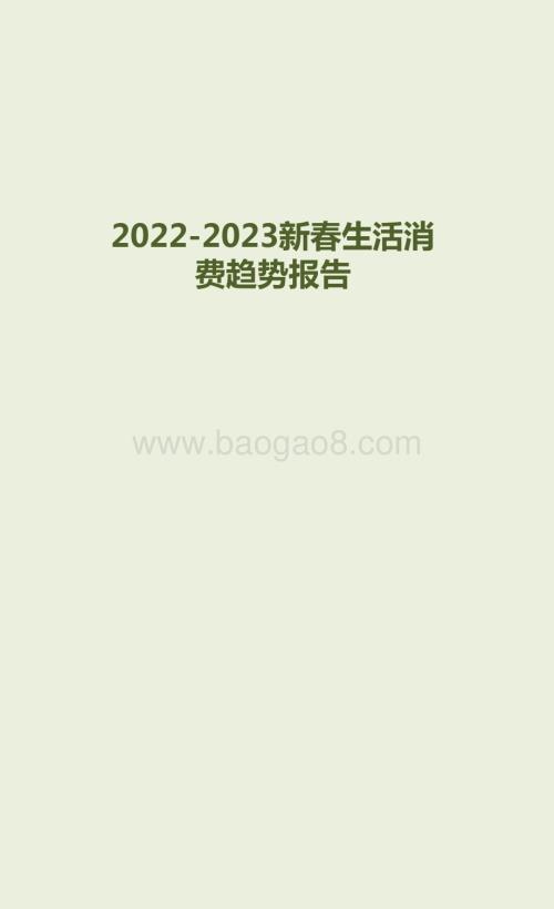 2022-2023新春生活消费趋势研究报告.pdf