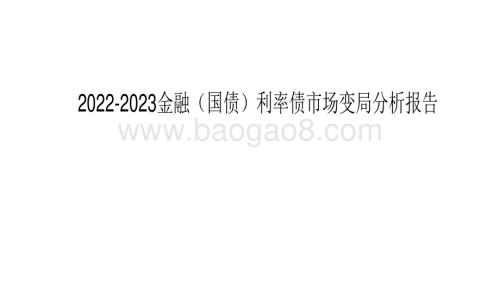 2022-2023金融（国债）利率债市场变局分析报告.pdf