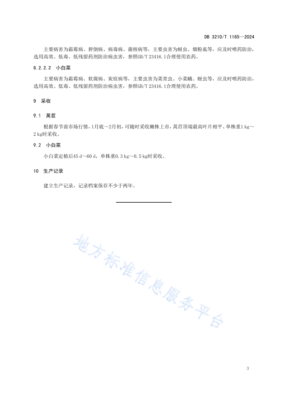 冬季小白菜―莴苣套种高效栽培技术规程DB3210／T 1165-2024.pdf_第5页