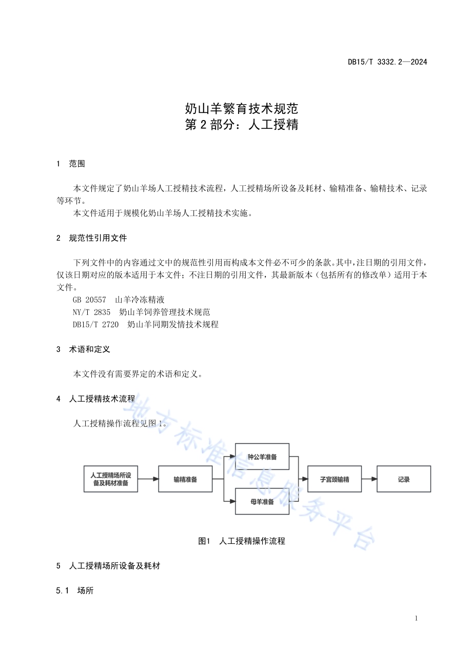 奶山羊繁育技术规范 第2部分：人工授精DB15／T 3332.2—2024.pdf_第5页