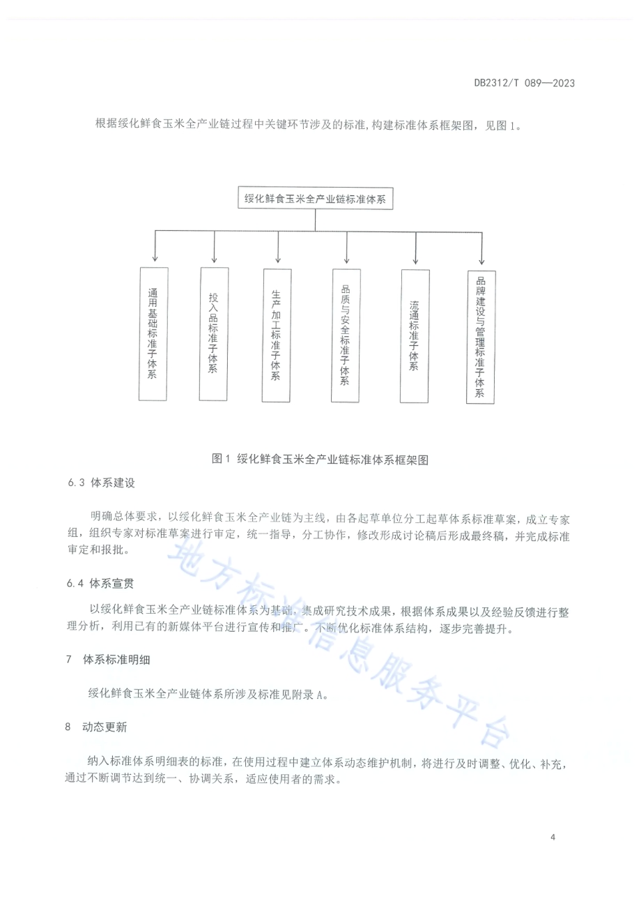 绥化鲜食玉米全产业链标准体系构建指南DB2312／T089-2023.pdf_第5页