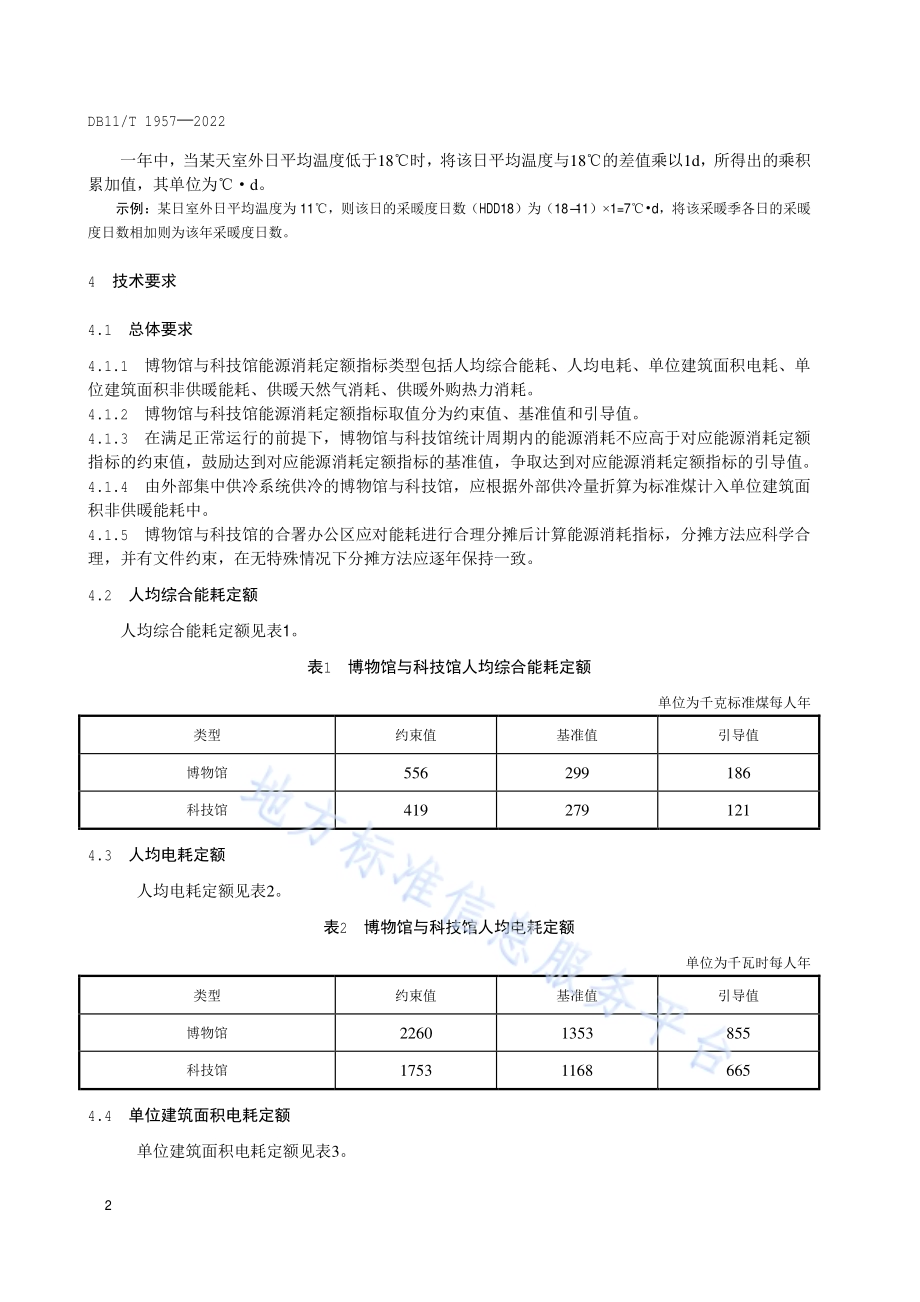 博物馆与科技馆能源消耗定额DB11／T 1957-2022.pdf_第5页