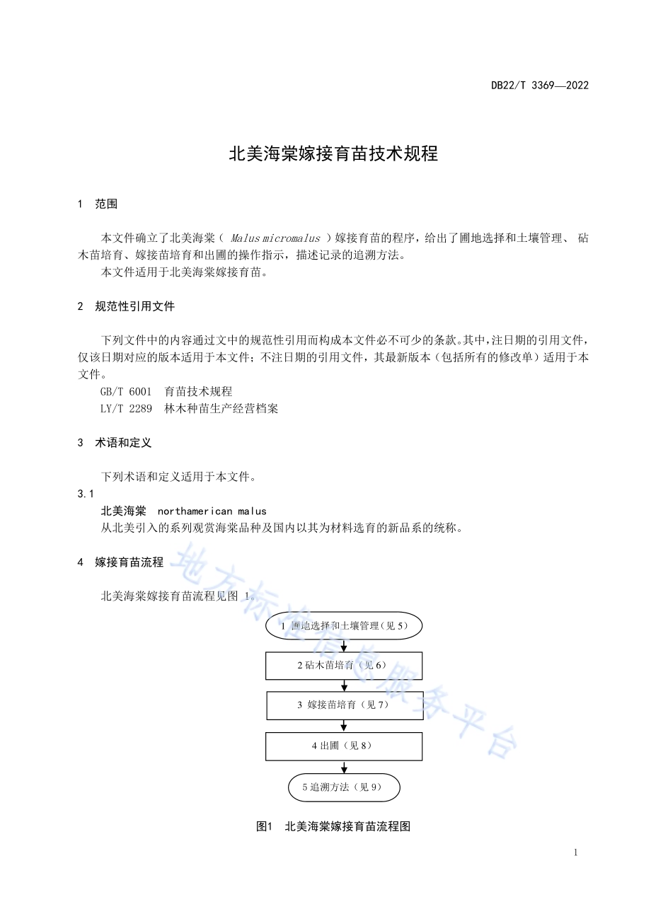 北美海棠嫁接育苗技术规程DB22／T 3369-2022.pdf_第5页