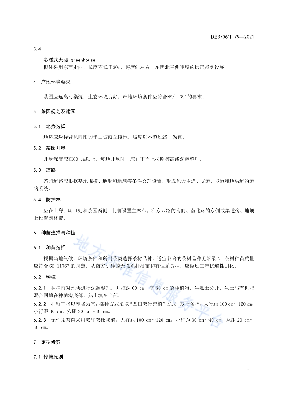 茶树栽培技术规程DB3706／T 79-2021.pdf_第4页