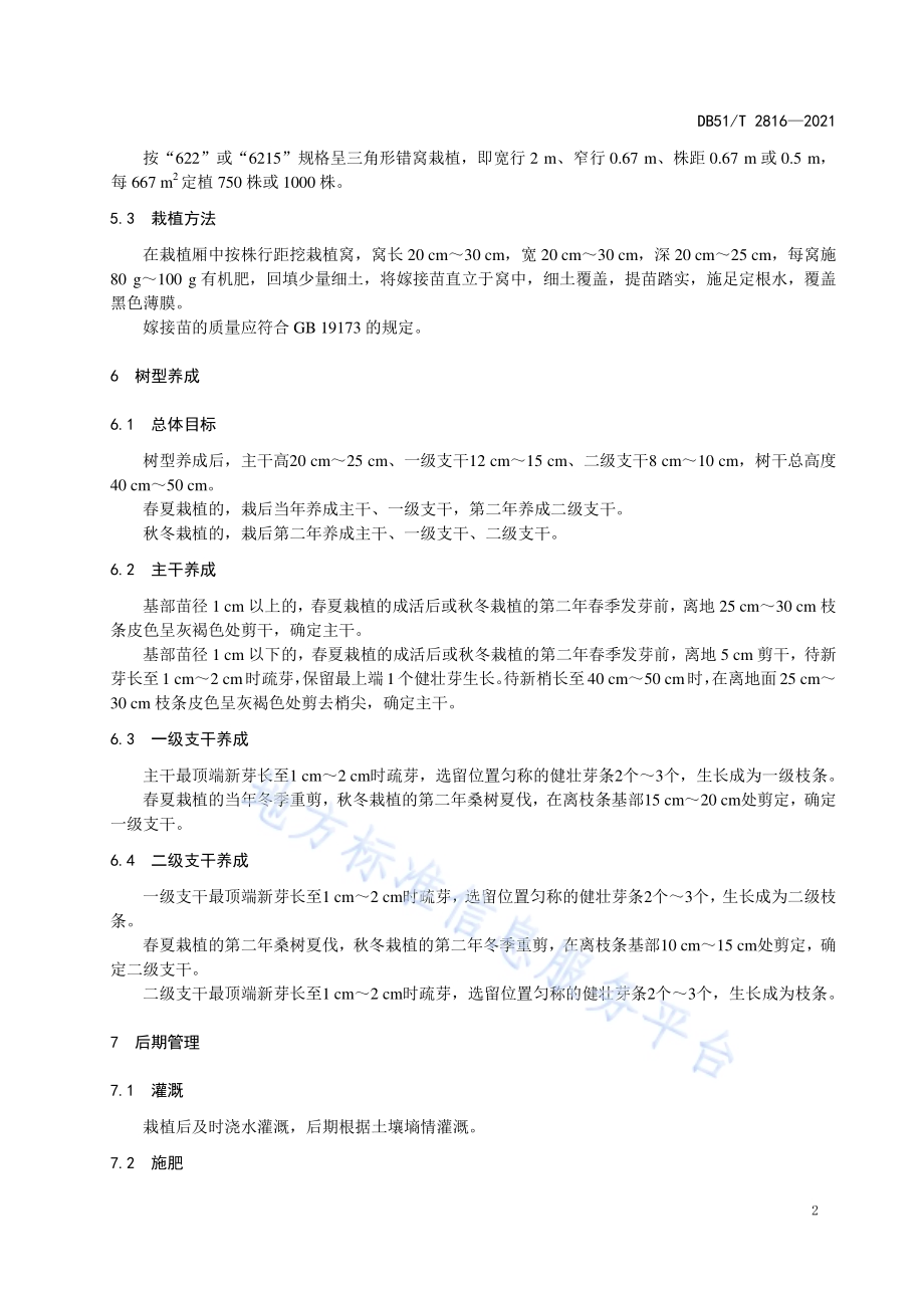 桑树嫁接苗丰产技术规程DB51／T 2816-2021.pdf_第5页