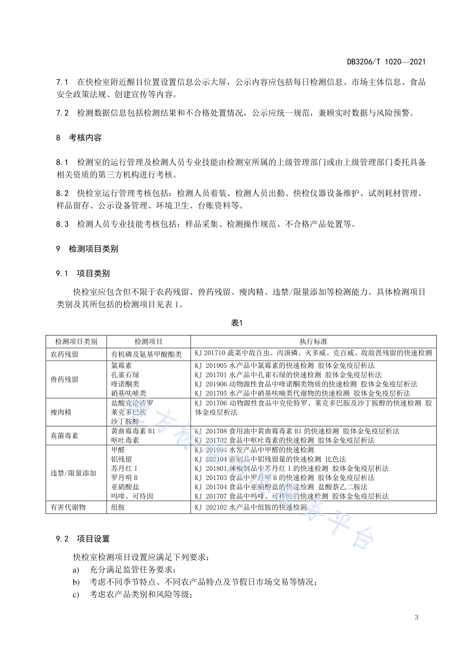 食用农产品快检室建设运行规范DB3206／T 1020-2021.pdf_第5页