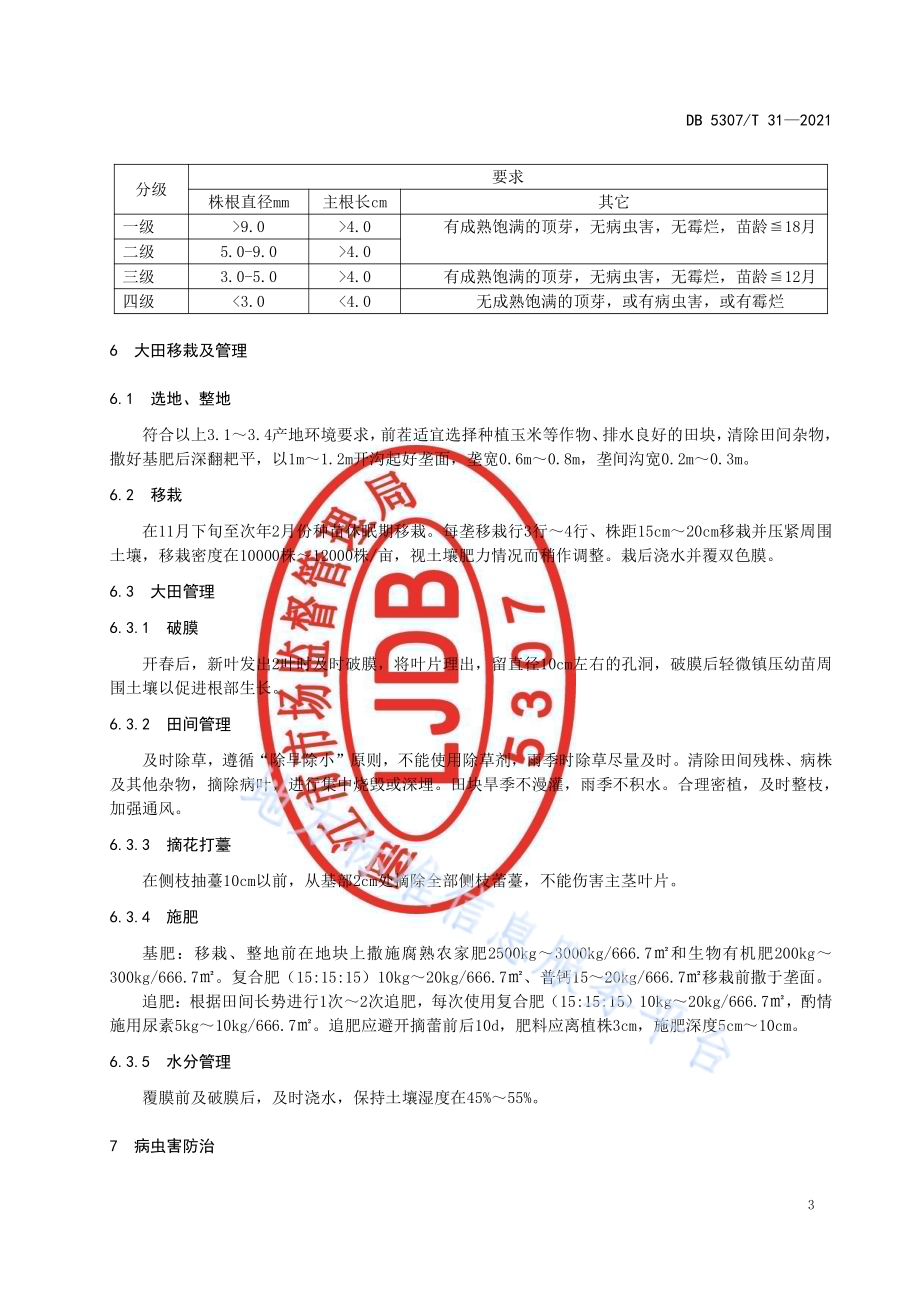 粗茎秦艽种植技术规程DB 5307／T 31-2021.pdf_第5页