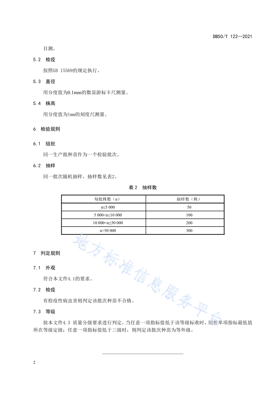 白及种苗质量分级DB50／T 1222-2022.pdf_第4页