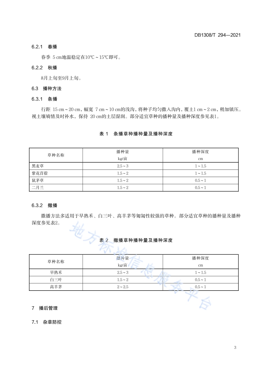 寒地苹果园生草技术规程DB1308／T 294-2021.pdf_第5页