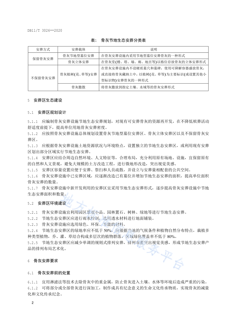 骨灰节地生态安葬规范DB11／T 3026-2020.pdf_第5页