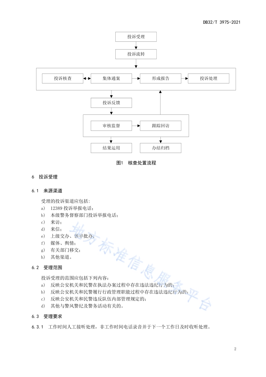 公安机关投诉举报处置规范DB32／T 3975-2021.pdf_第5页