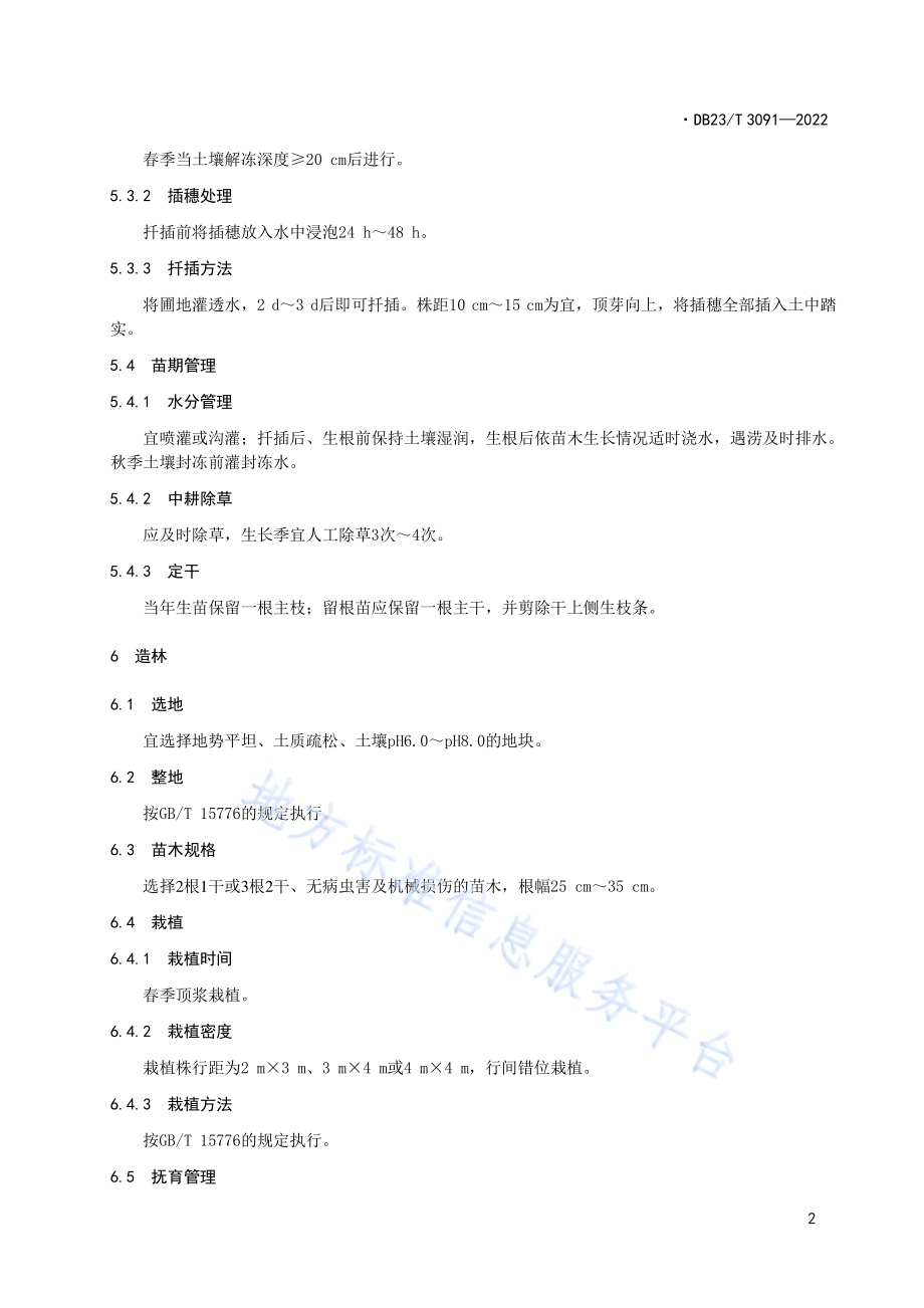 龙丰1号杨栽培技术规程DB23／T 3091—2022.pdf_第4页