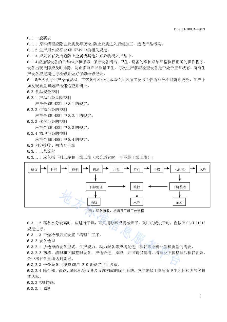 盘锦大米加工技术规范DB2111／T0003-2021.pdf_第5页
