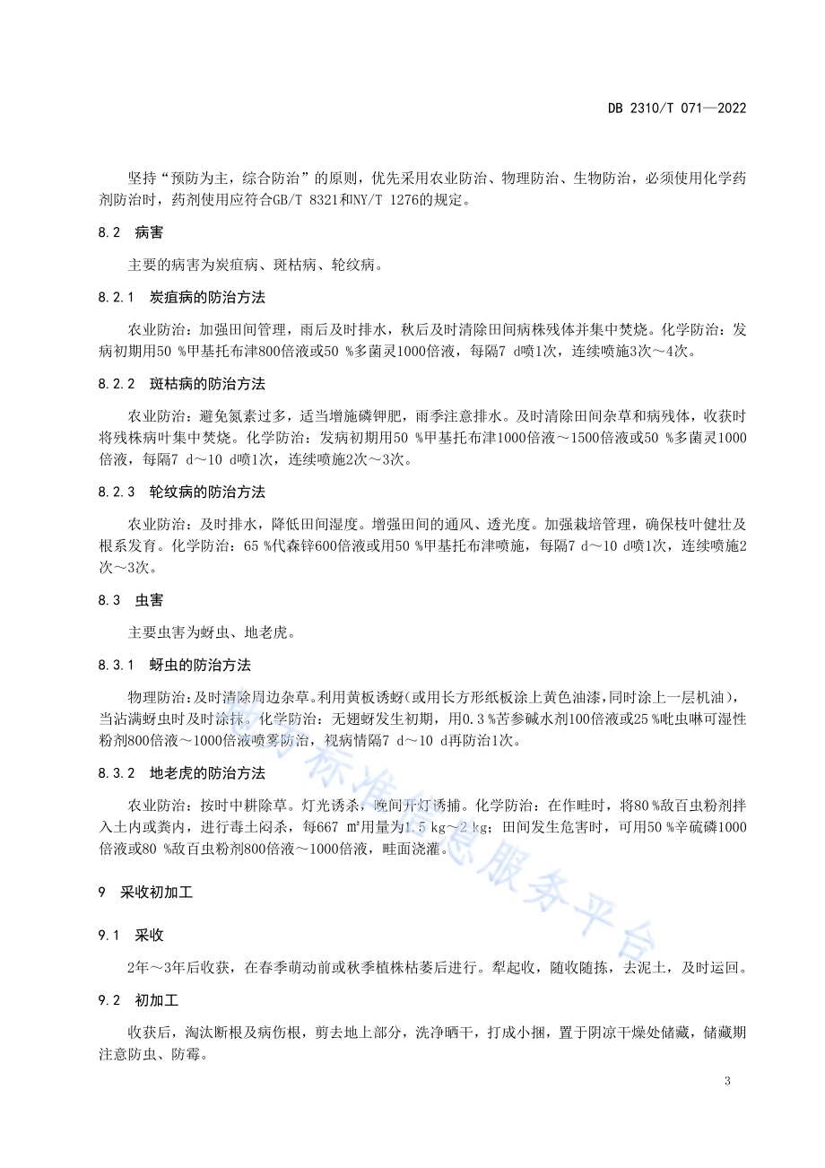 牡丹江地区桔梗栽培技术规程DB2310／T 071-2022.pdf_第5页