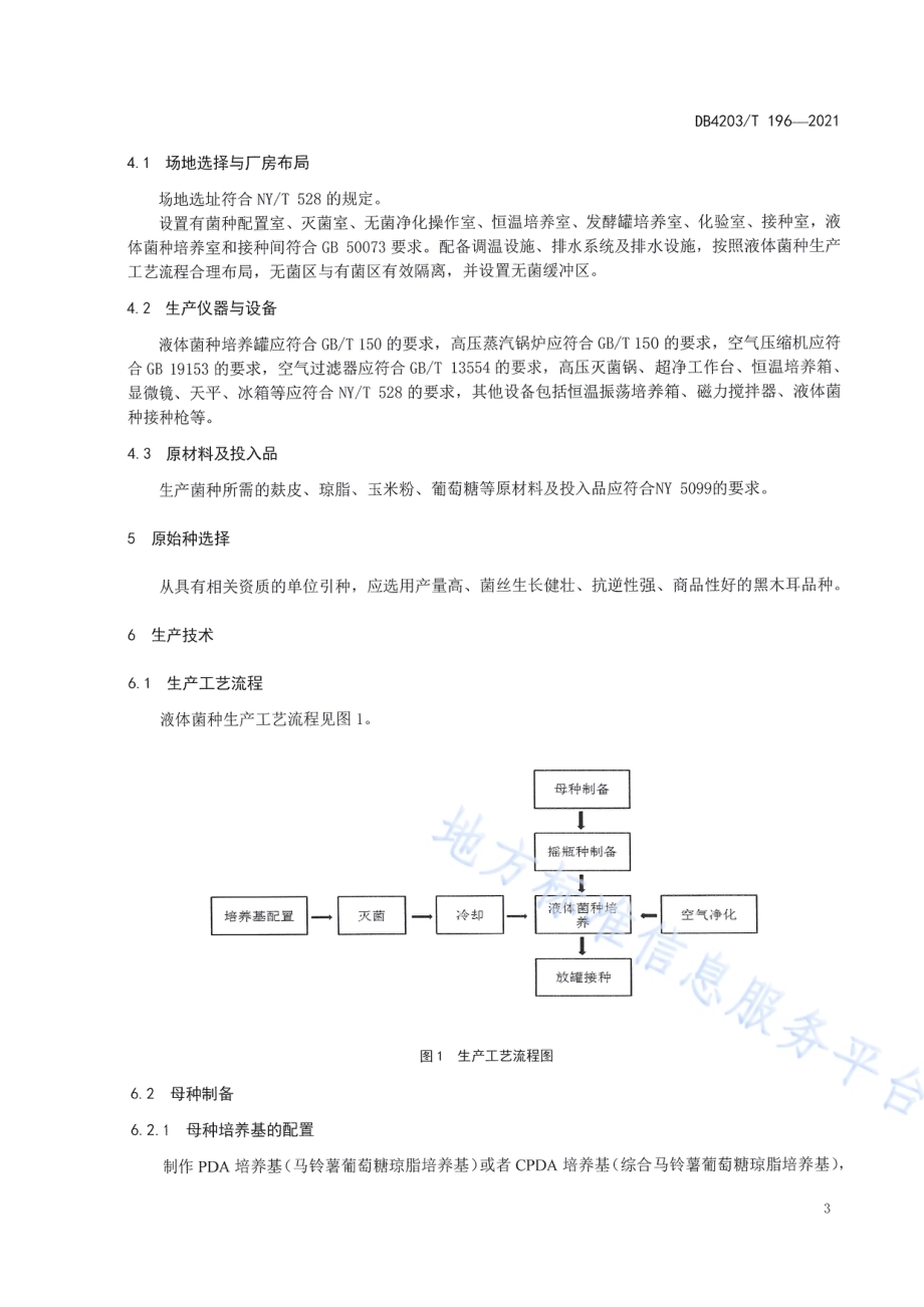 黑木耳液体菌种生产技术规程DB4203／T 196-2021.pdf_第4页