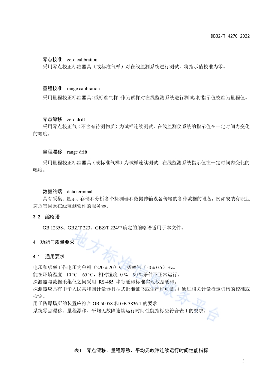 企业职业病危害在线监测装置设置规范DB32／T 4270-2022.pdf_第5页