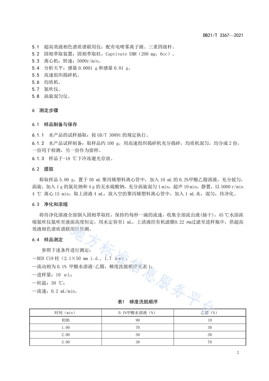 海洋生物体中皮质醇的测定DB21／T 3367—2021.pdf_第4页