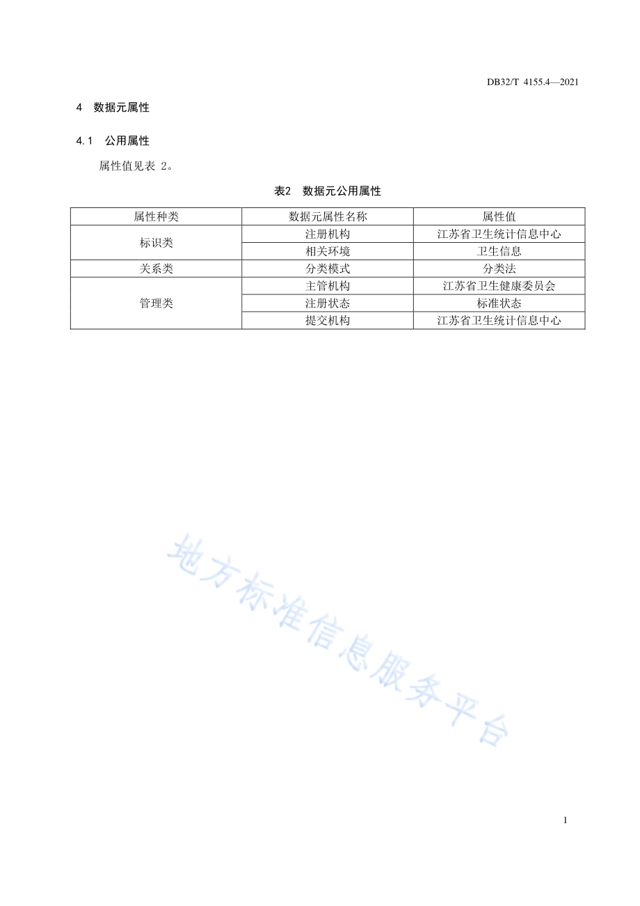 全民健康信息平台共享数据集规范 第4部分：家医签约DB32／T 4155.4-2021.pdf_第5页