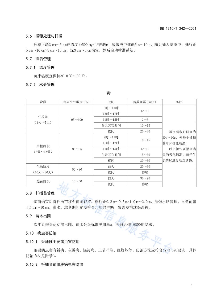 苦水玫瑰全光喷雾嫩枝扦插技术规程DB1310／T 242—2021.pdf_第5页