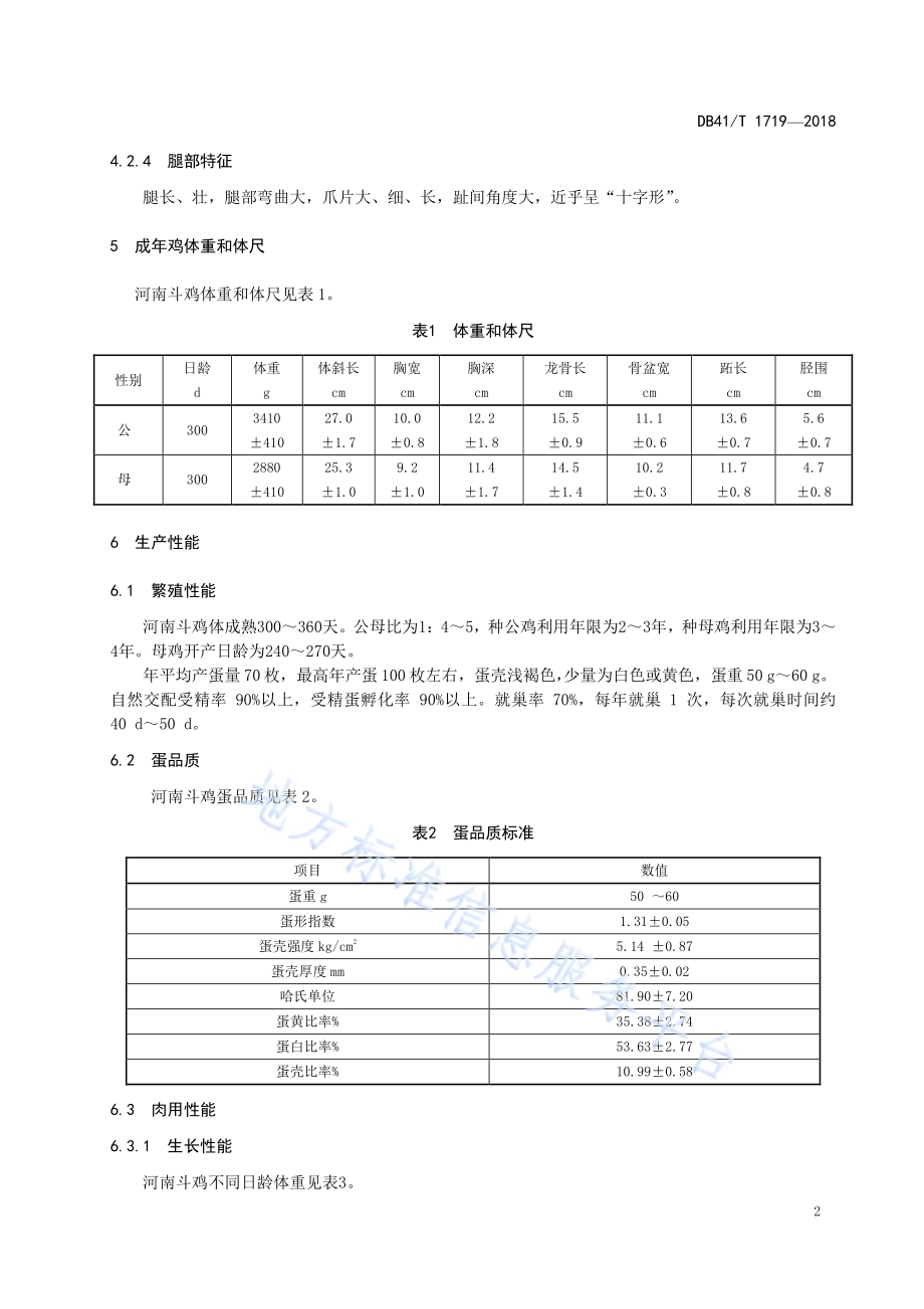 河南斗鸡DB41／T 1719-2018.pdf_第4页