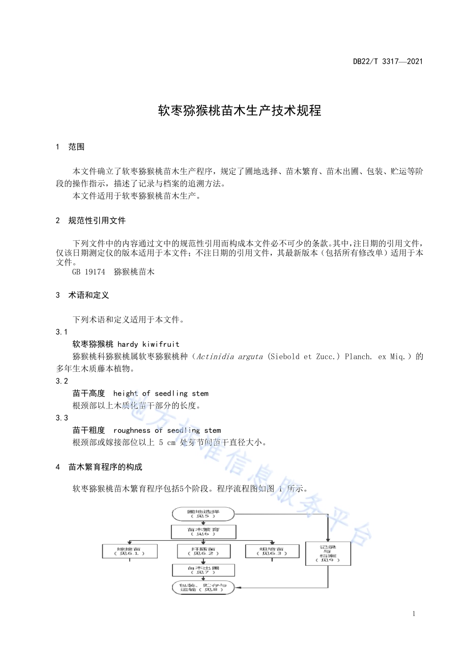 软枣猕猴桃苗木生产技术规程DB22／T 3317-2021.pdf_第5页