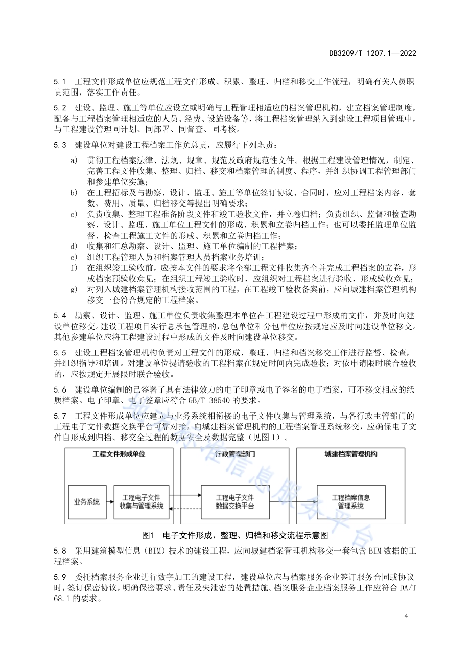 建设工程档案管理 第一部分：归档要求DB3209／T 1207.1-2022.pdf_第5页
