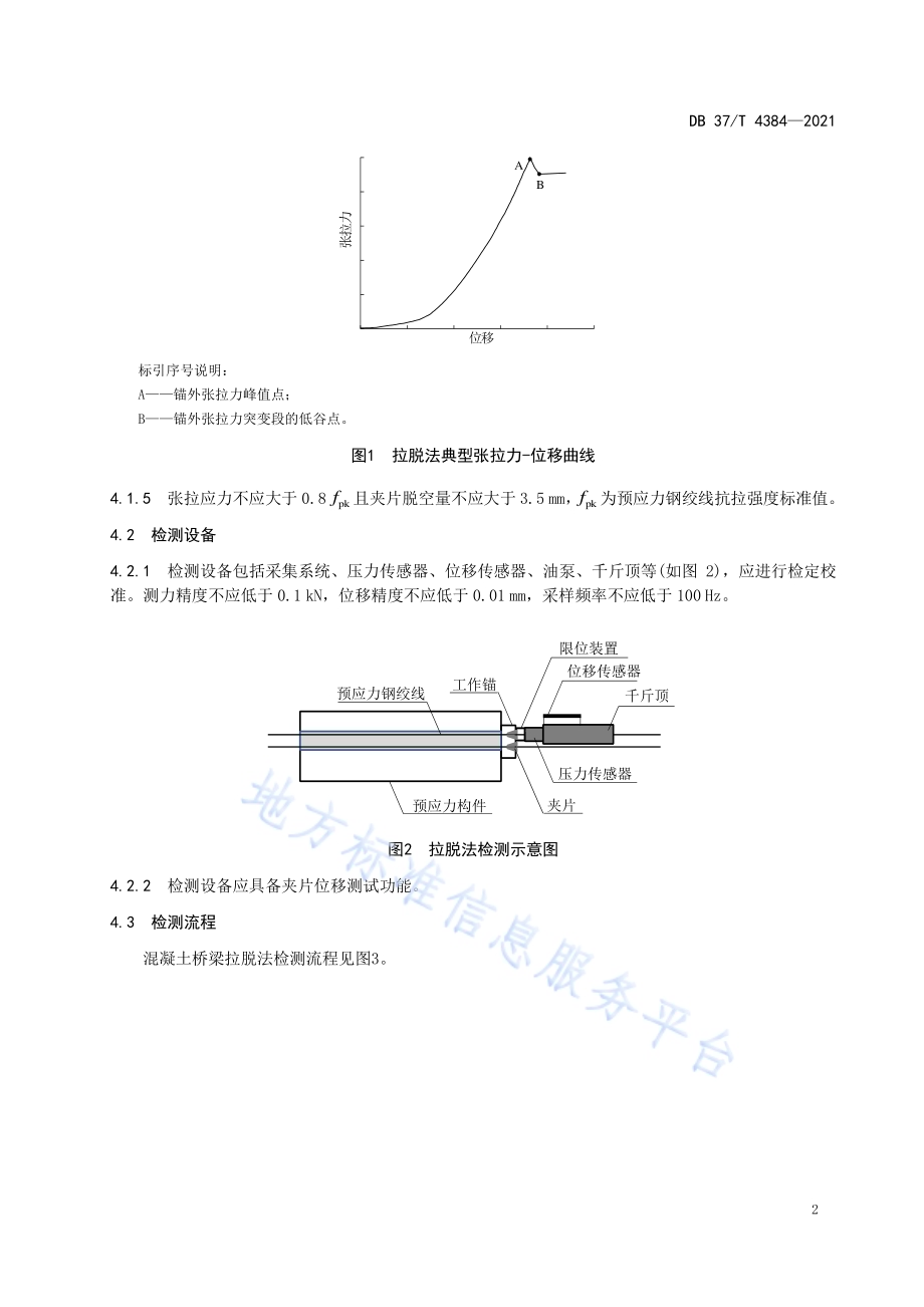 混凝土桥梁有效预应力无损检测技术规程DB37／T 4384—2021.pdf_第5页