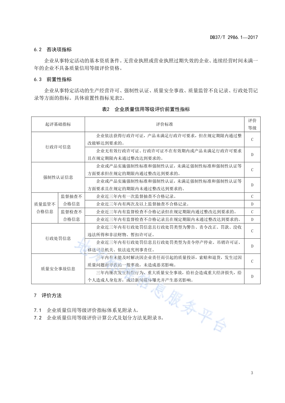 企业质量信用等级评价通则　第1部分：制造业DB37／T 2986.1-2017.pdf_第5页