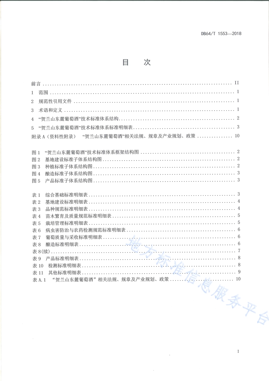 贺兰山东麓葡萄酒 技术标准体系DB64／T 1553-2018.pdf_第3页