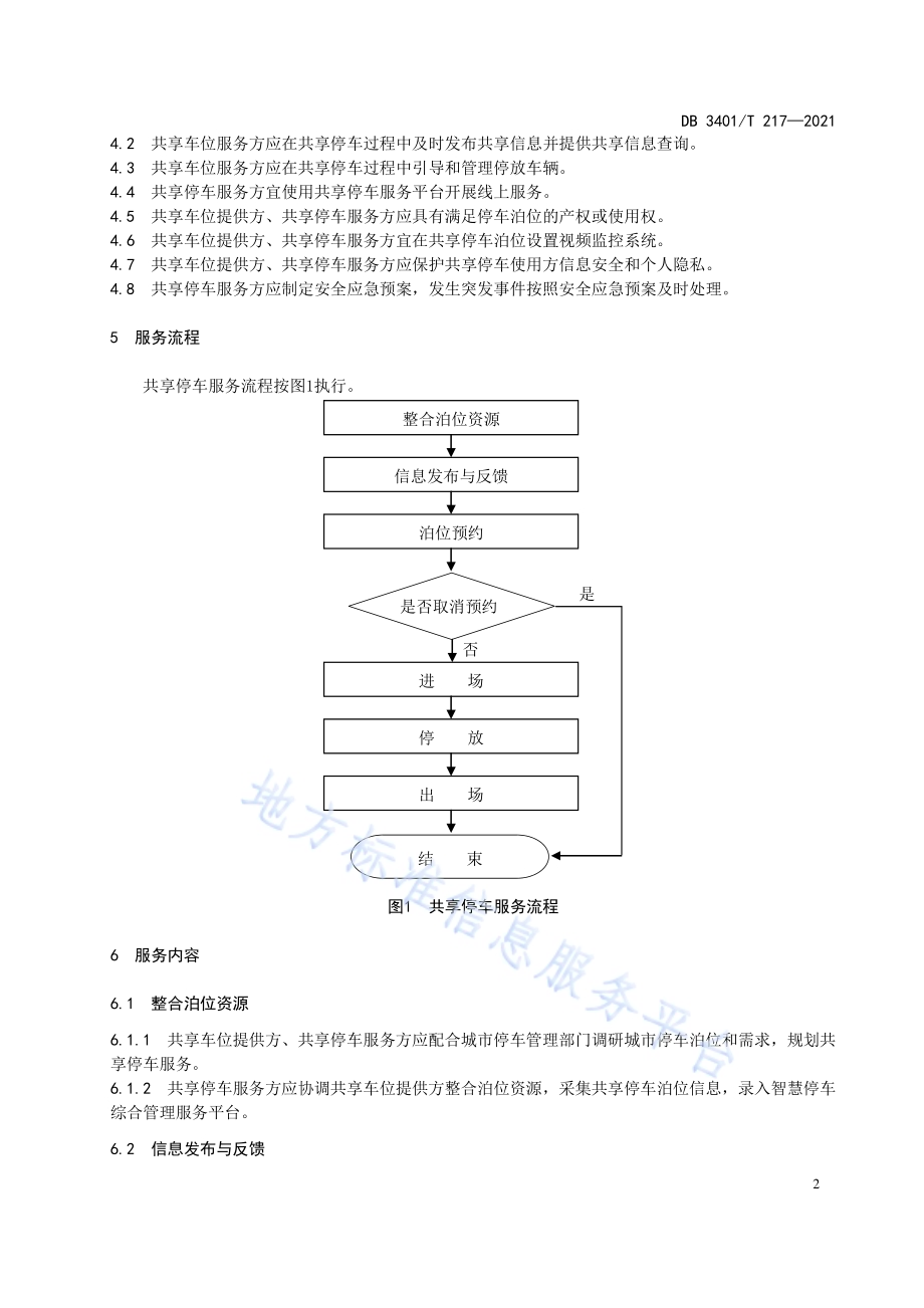 共享停车服务规范DB3401／T 217—2021.pdf_第4页