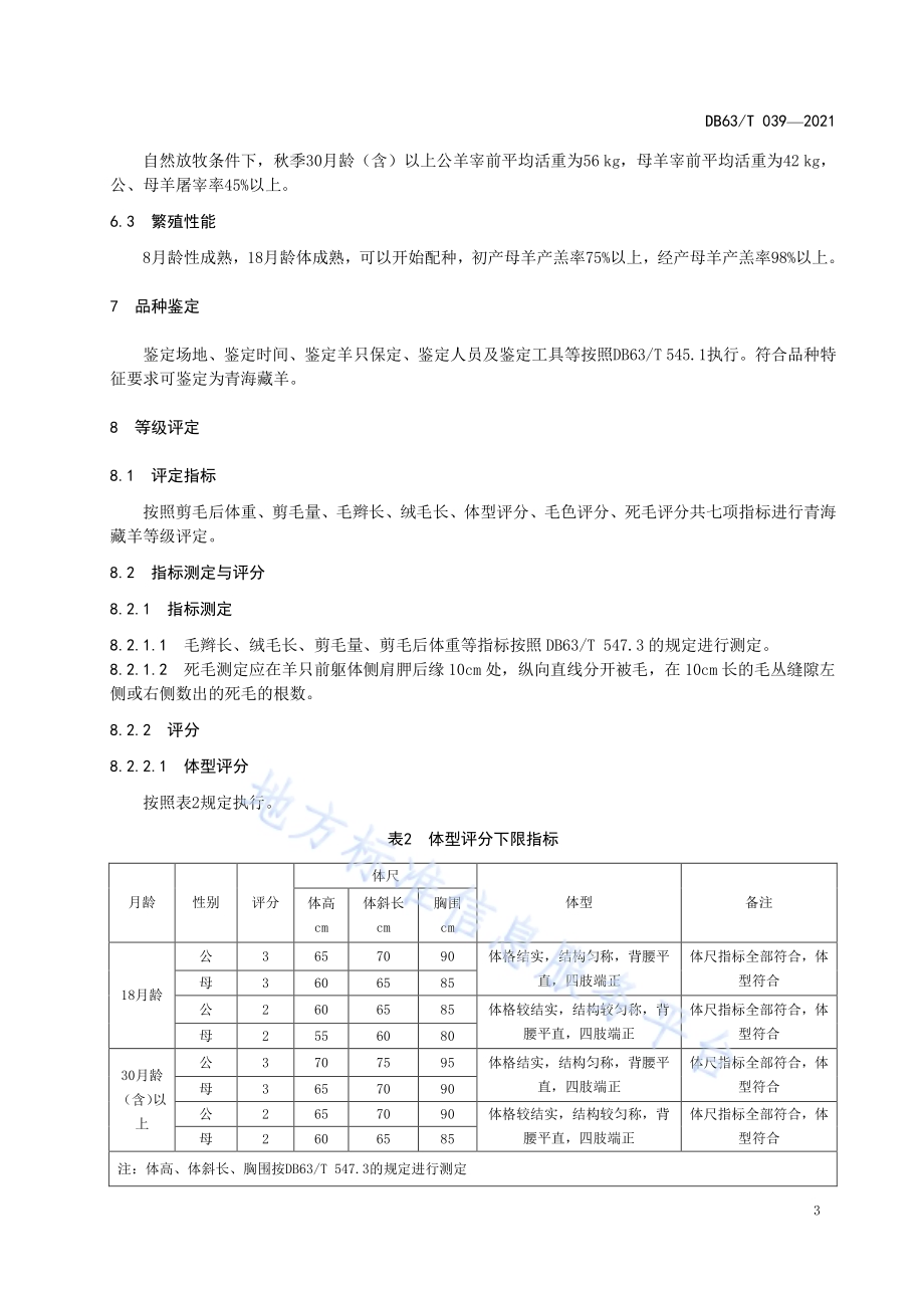 青海藏羊DB63／T 039-2021.pdf_第5页