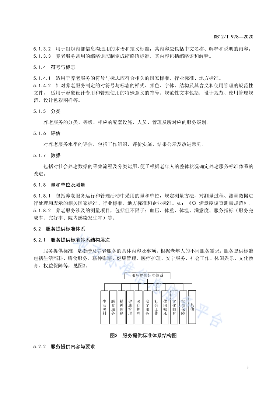 养老服务标准体系建设指南DB12／T 978—2020.pdf_第5页