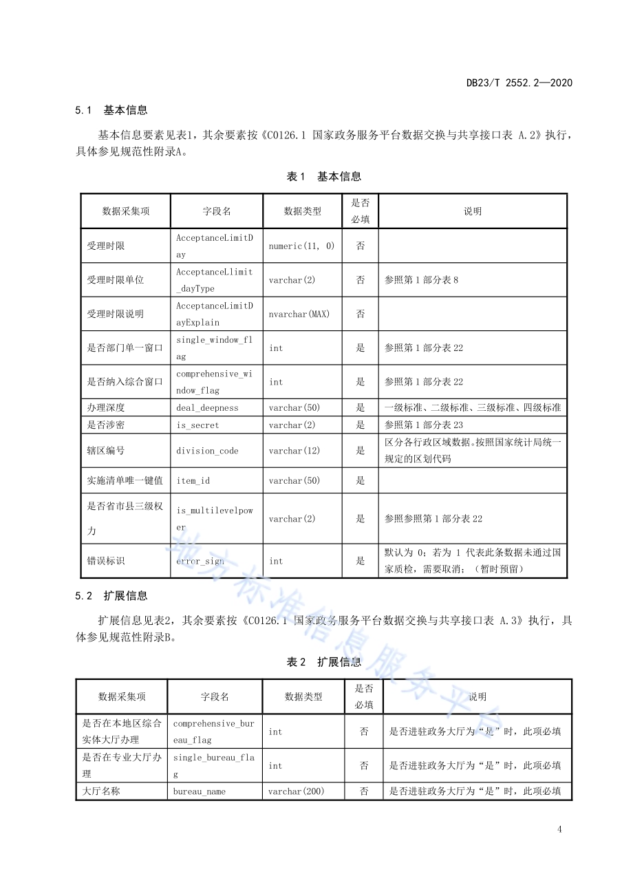 政务服务事项规范第2部分：依申请类行政权力事项DB23／T 2552.2—2020.pdf_第5页