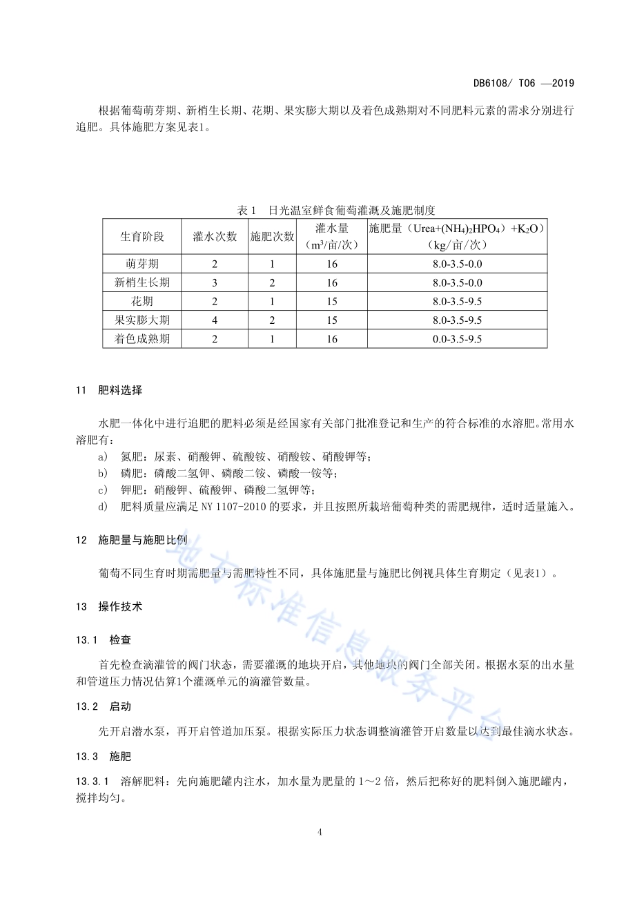 风沙区日光温室葡萄水肥一体化技术规范DB6108／T 06 -2019.pdf_第5页