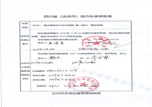 宣汉脆李生产技术规程 第5部分 整形修剪DB5117／T 1.5-2019.pdf